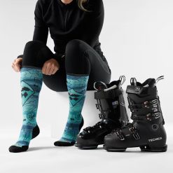 Alternative view of Smartwool Merino - Women's Ski Topo Treasures Print Over The Calf Socks