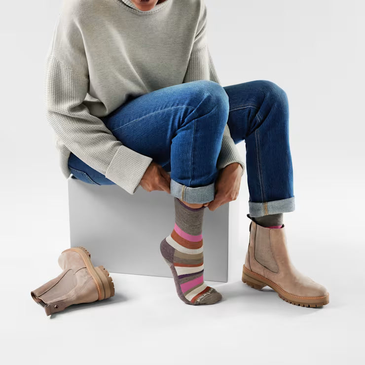 Smartwool Merino - Women's Everyday Multi-Stripe Crew Socks - Image 2