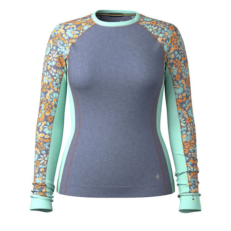 Smartwool Merino - Women's Classic Thermal Merino Base Layer Colorblock Crew - Image 3