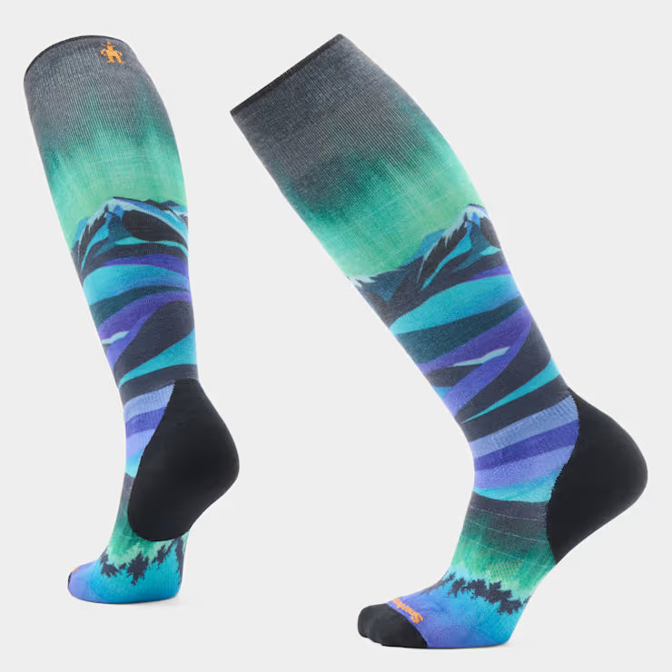 Smartwool Merino - Women's Ski Compression Print Over The Calf Socks