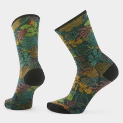 Smartwool Merino - Bike Aloha Forest Print Crew Socks