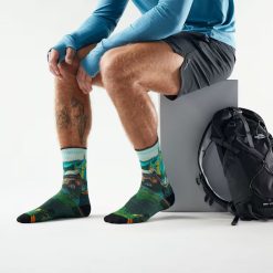 Alternative view of Smartwool Merino - Hike Trail Trekker Print Crew Socks
