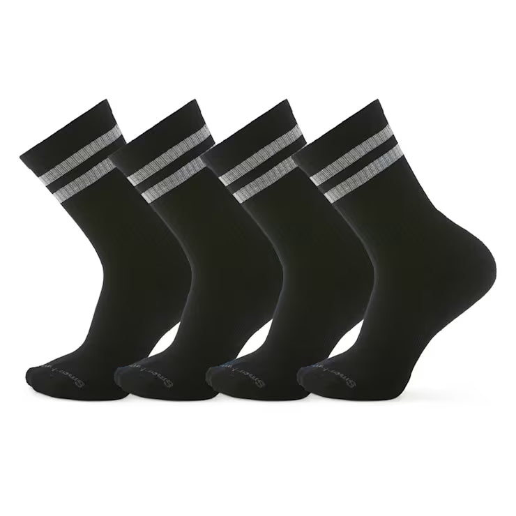 Smartwool Merino - Everyday Athletic Striped Crew Socks 4-Pack