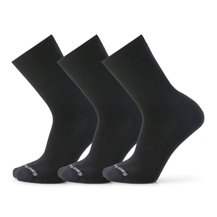 Smartwool Merino - Everyday Solid Rib Crew Socks 3-Pack
