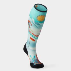 Alternative view of Smartwool Merino - Women's Ski Snow Bunny Print Over The Calf Socks
