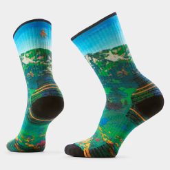 Smartwool Merino - Women??s Hike Mountain Lake Print Crew Socks