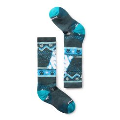 Smartwool Merino - Kids' Wintersport Polar Bear Pattern Over The Calf Socks