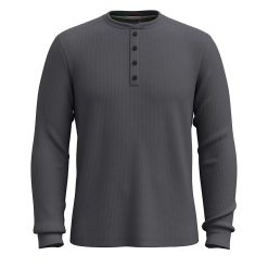 Alternative view of Smartwool Merino - Men's Waffle Long Sleeve Henley