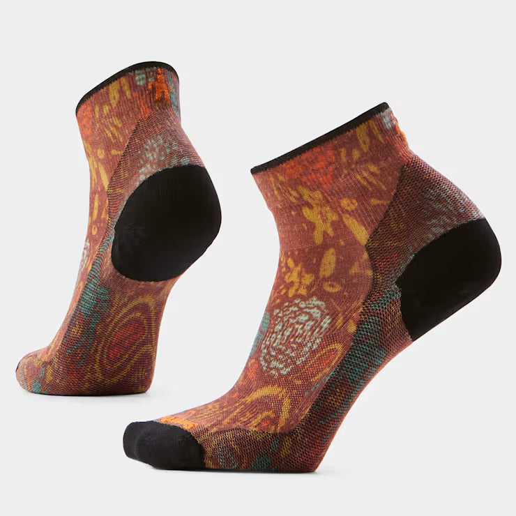 Smartwool Merino - Women's Bike Paisley Print Ankle Socks