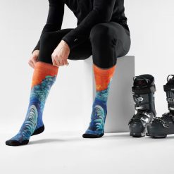 Alternative view of Smartwool Merino - Ski Winter Haze Print OTC Socks