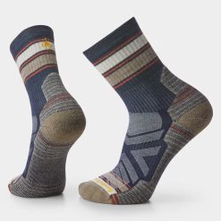 Smartwool Merino - Hike Striped Mid Crew Socks