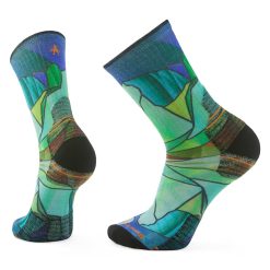 Smartwool Merino - Hike Mirror Mountain Print Crew Socks