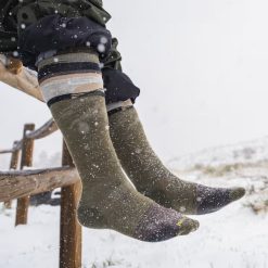 Alternative view of Smartwool Merino - Snowboard Mountain Sunrise Over The Calf Socks