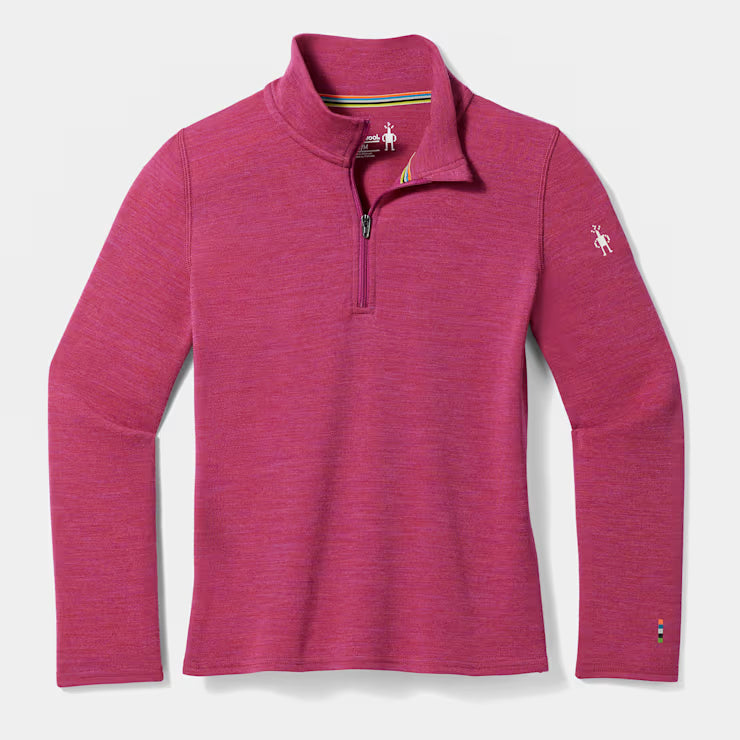 Smartwool Merino - Kids' Classic Thermal Merino Base Layer 1/4 Zip - Image 3