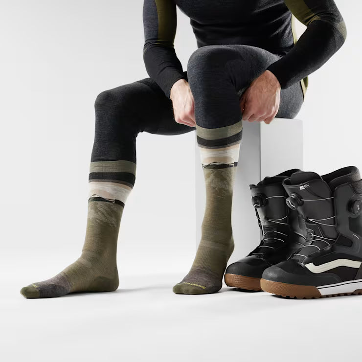 Smartwool Merino - Snowboard Mountain Sunrise Over The Calf Socks - Image 3
