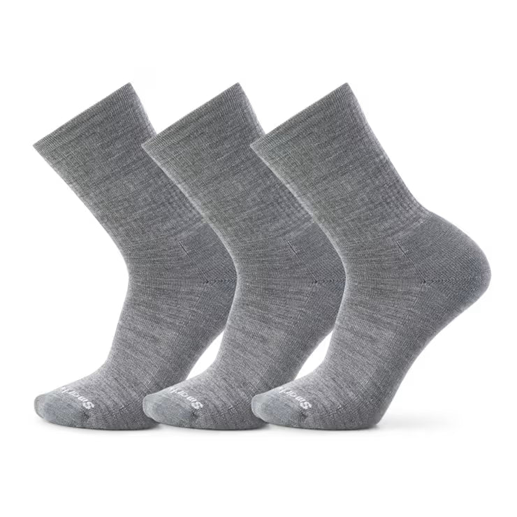 Smartwool Merino - Everyday Solid Rib Crew Socks 3-Pack