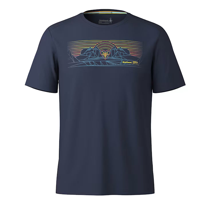 Smartwool Merino - Men's Mountain Sunrise Active Short Sleeve Graphic Tee - Image 2