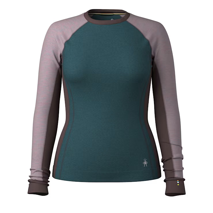 Smartwool Merino - Women's Classic Thermal Merino Base Layer Colorblock Crew - Image 2