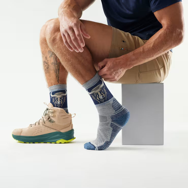 Smartwool Merino - Hike Bison Crew Socks - Image 2