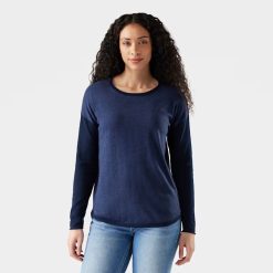 Smartwool Merino - Women's Shadow Pine Colorblock Crew Sweater